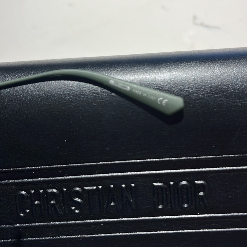 DIOR Matte Army Green. Oversized Sunglasses with black lenses. RARE - Picture 5 of 9